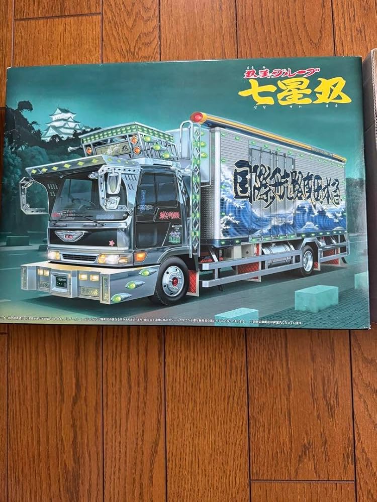 Amazon.co.jp: アオシマ 1／32 4tデコトラ NO.38 七星丸 未組立